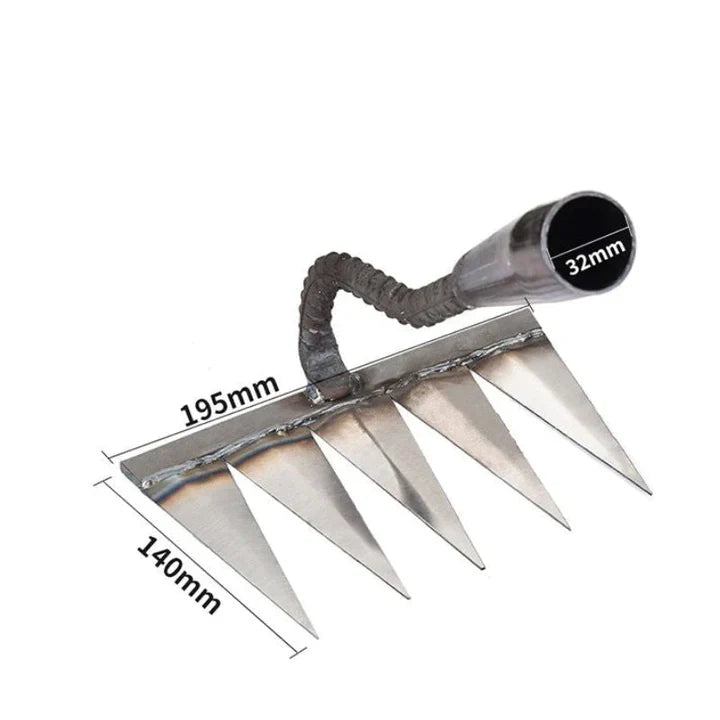 Powerful Garden Rake - Efficient Weed Removal