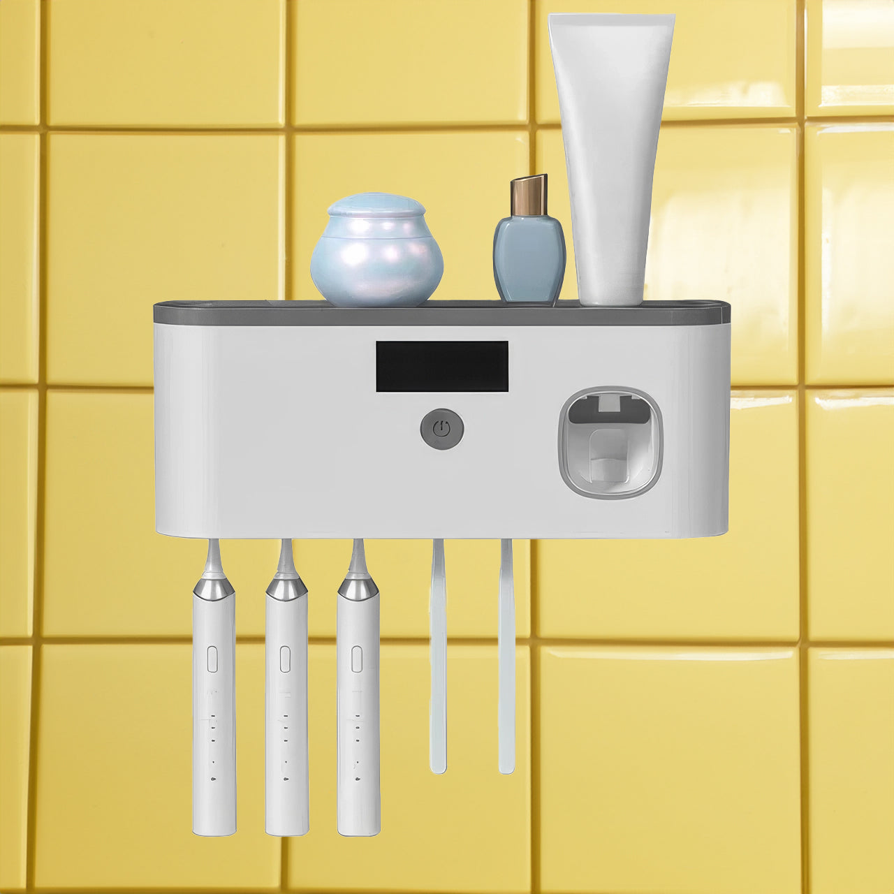 Intelligenter Zahnbürstenhalter mit UV-Sterilisation für das Badezimmer