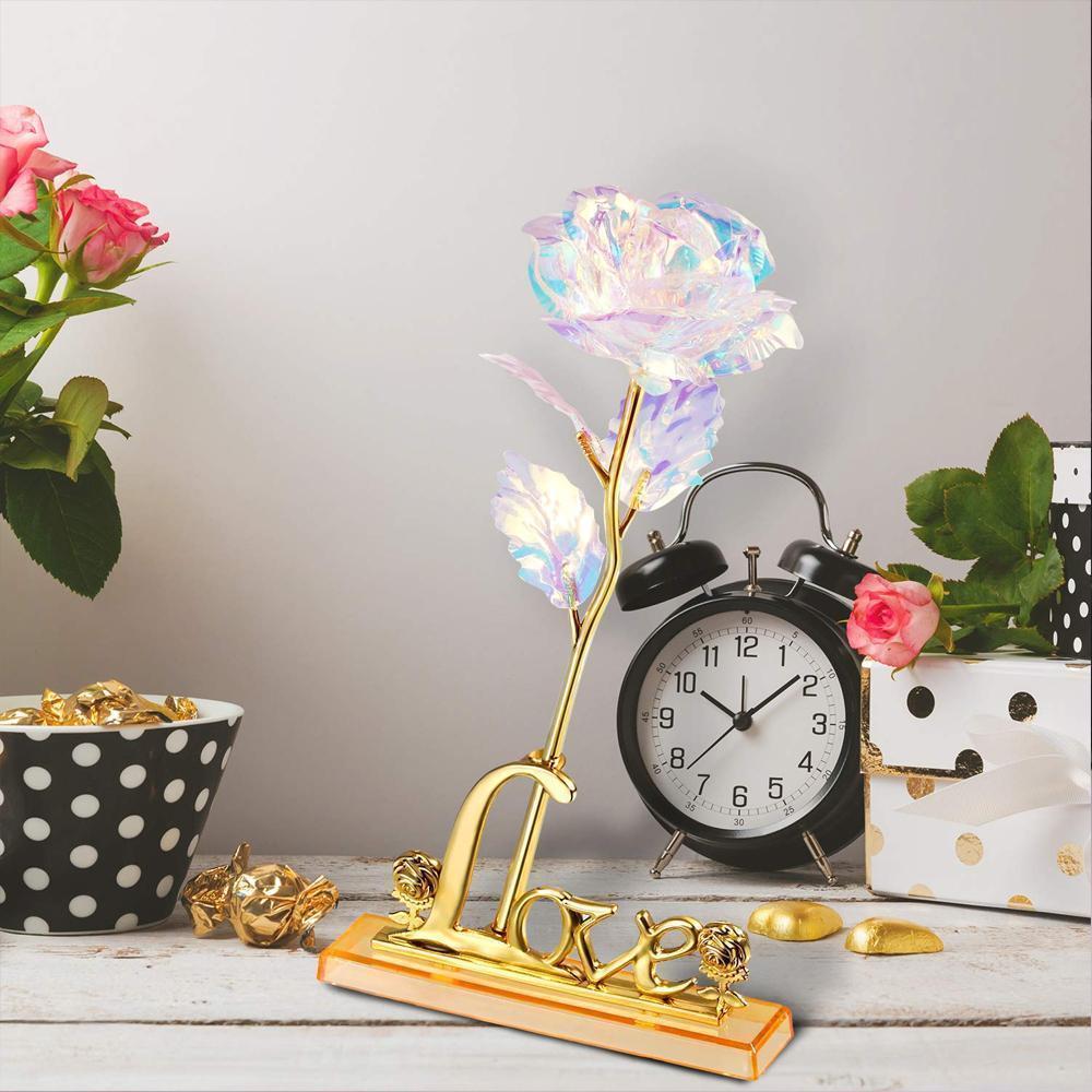 Bunte Galaxie Rose mit Liebe