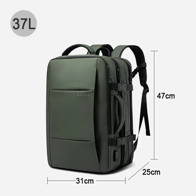 Wasserdichter erweiterbarer Rucksack für Reisen – Hohe Kapazität & Diebstahlschutz