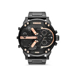 Elegante Quarzchronographuhr aus Edelstahl