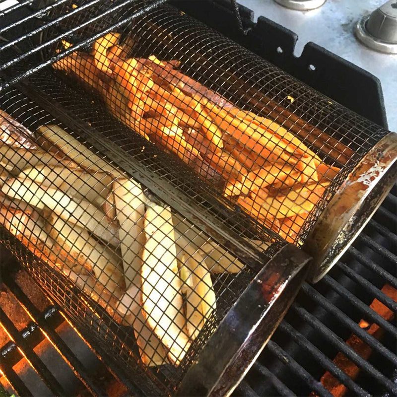 Vielseitiger Edelstahl Grillkorb für köstliches BBQ