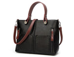 Vintage Handtasche mit doppelter Fronttasche