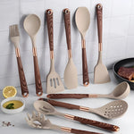 Elegantes Silikon Kochutensilien-Set | 10 Teile für Ihre Küche