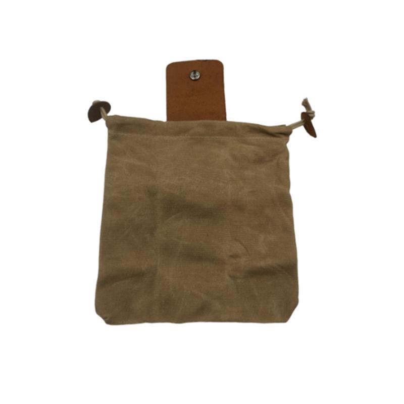Leder- und Canvas-Bushcraft-Tasche