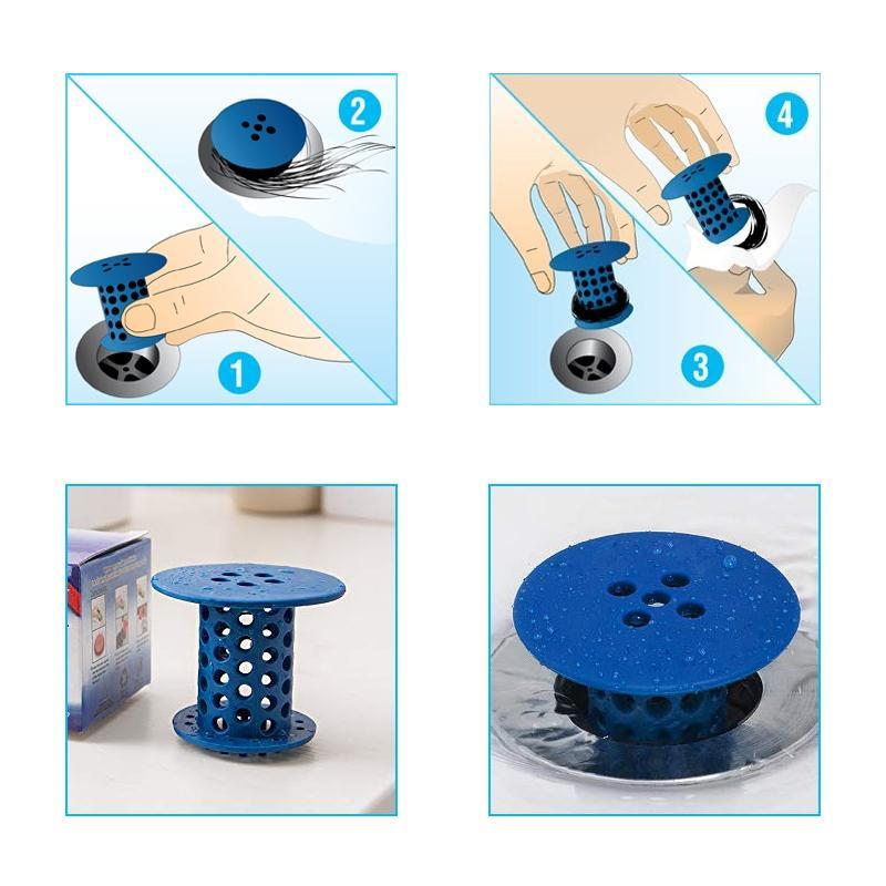 Effektiver Abflussfilter für saubere Rohre – 3er Set