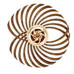Artisanale Kinetische Wandskulptur für Meditationsräume