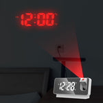 Eleganter Projektionswecker mit LED-Anzeige und Temperaturanzeige