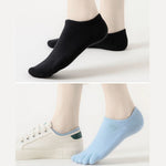 Unsichtbare Zehensocken für Damen – Rutschfeste, atmungsaktive Mesh, niedriger Schnitt, Blasenprävention und ganztägige Frische