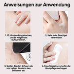 Schwarzes Silikon-Badewerkzeug