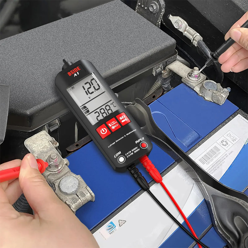 Intelligenter Spannungsdetektor mit LCD-Display und Multimeter-Funktion