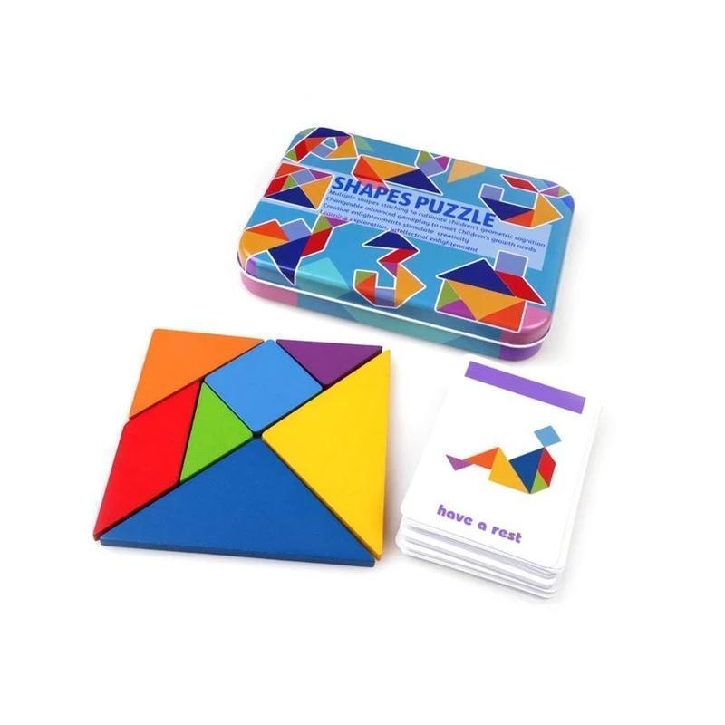 Kreatives Lernpuzzle für Kinder | Holzspielzeug