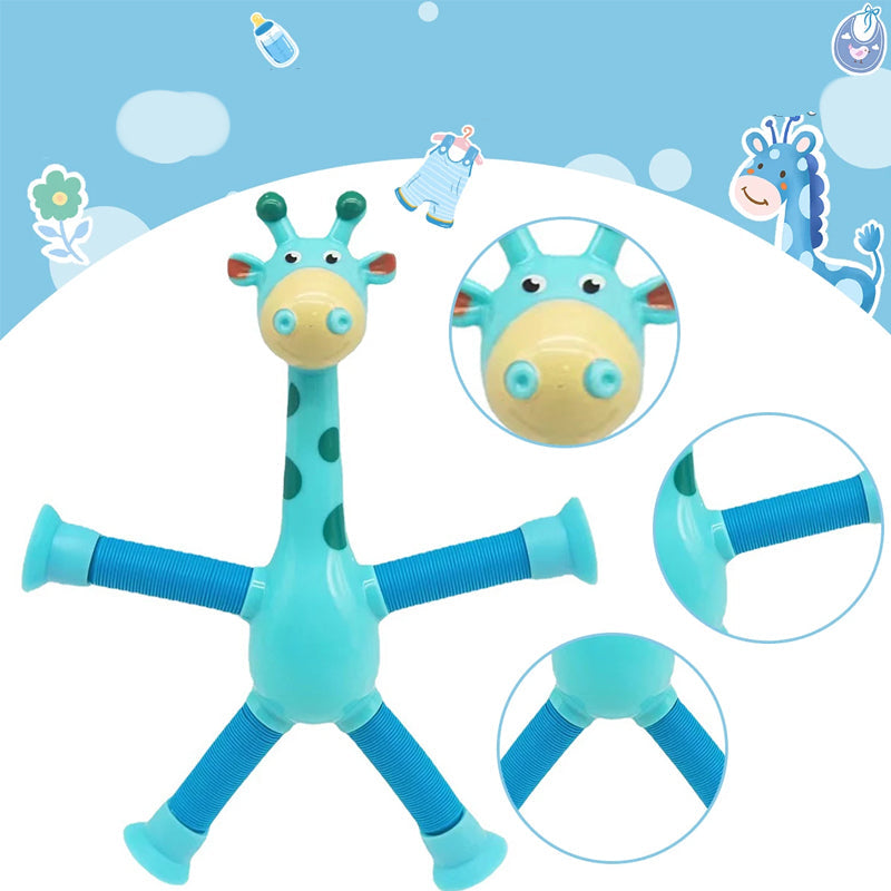 FlexiGiraffe | Das bunte Spielzeug mit Saugnapf für kreative Kinder