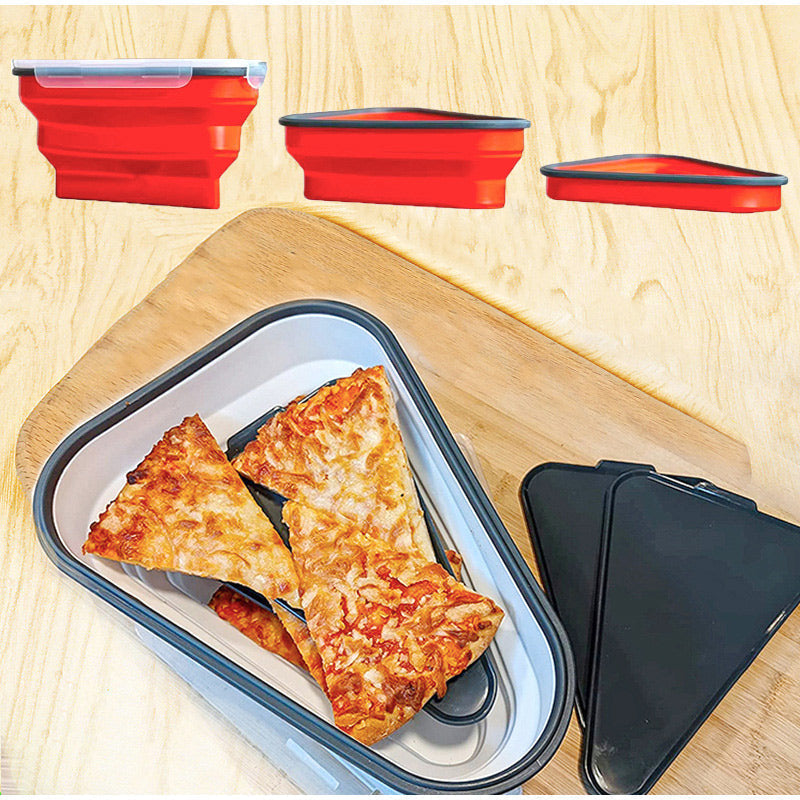 Zusammenklappbarer luftdichter Behälter für Pizza