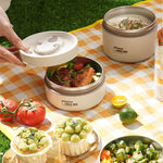 Isolierte Edelstahl-Lunchbox für Unterwegs | MealGuard