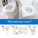 Einweg-Toilettensitzauflagen (50 Stück)