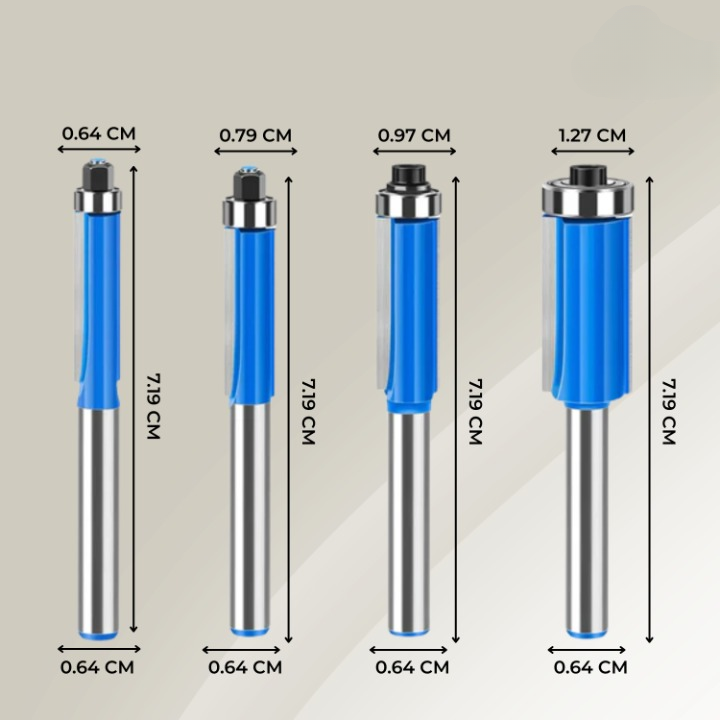 4-teiliges Entgratungset – Glatte Kanten für Metall und Holz