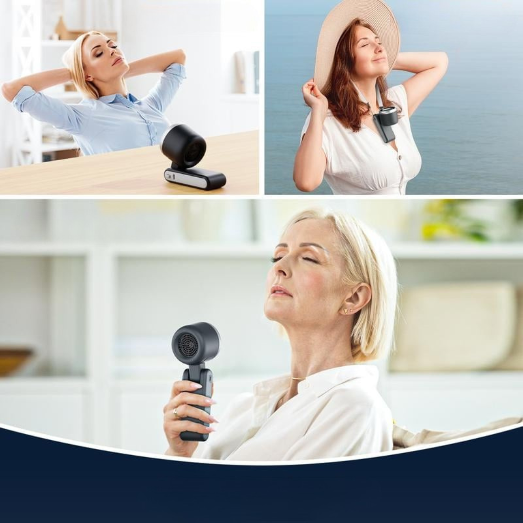 Elegant Portable Fan for Style and Refreshment