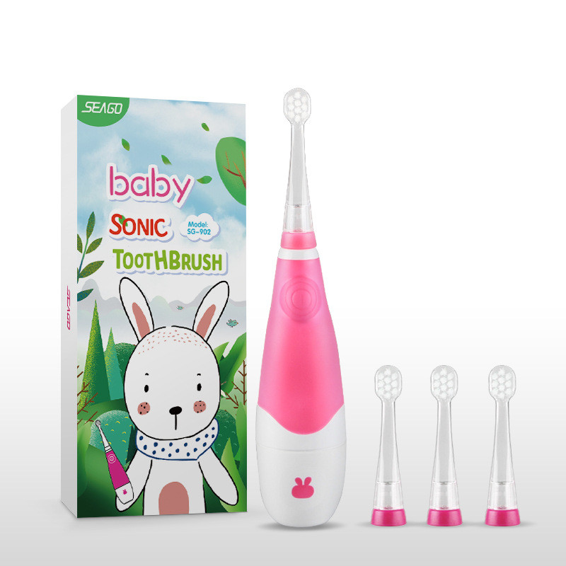 Sanfte Kinderzahnbürste – Elektrische Schallzahnbürste für Babys