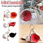 Kreativer Schlüsselanhänger im Baseball-Design
