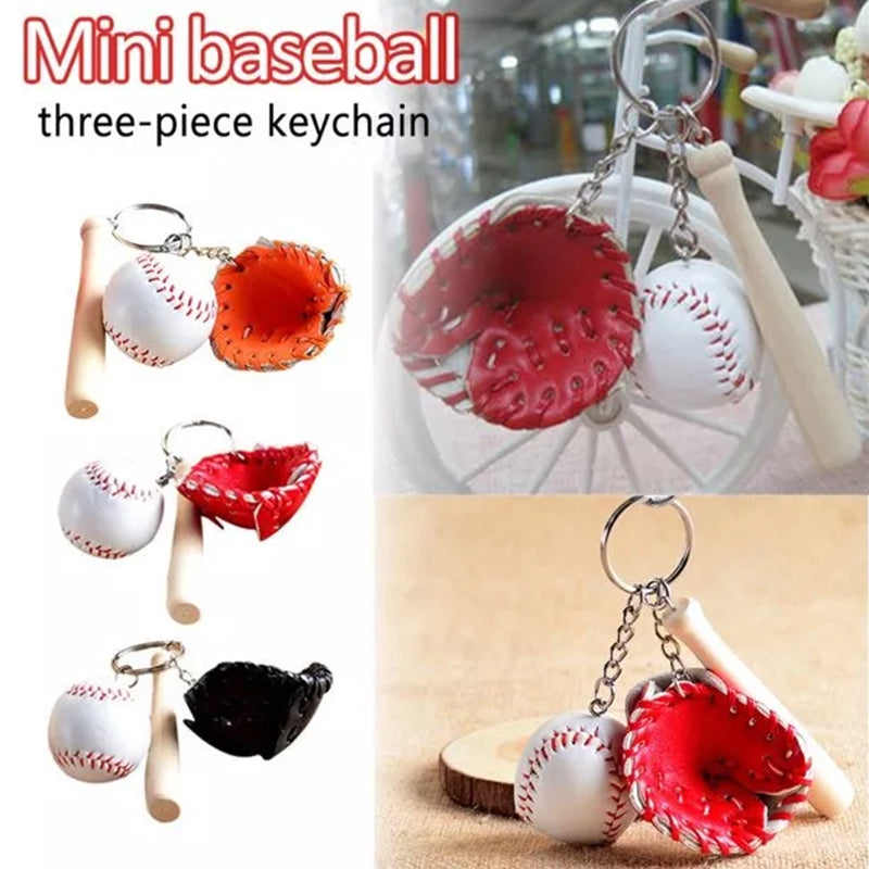 Kreativer Schlüsselanhänger im Baseball-Design