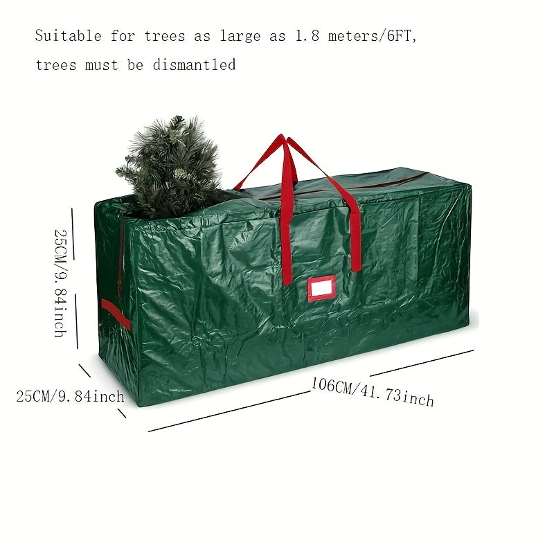 Große Aufbewahrungstasche für künstliche Weihnachtsbäume – Wasserdicht und strapazierfähiges Polyester