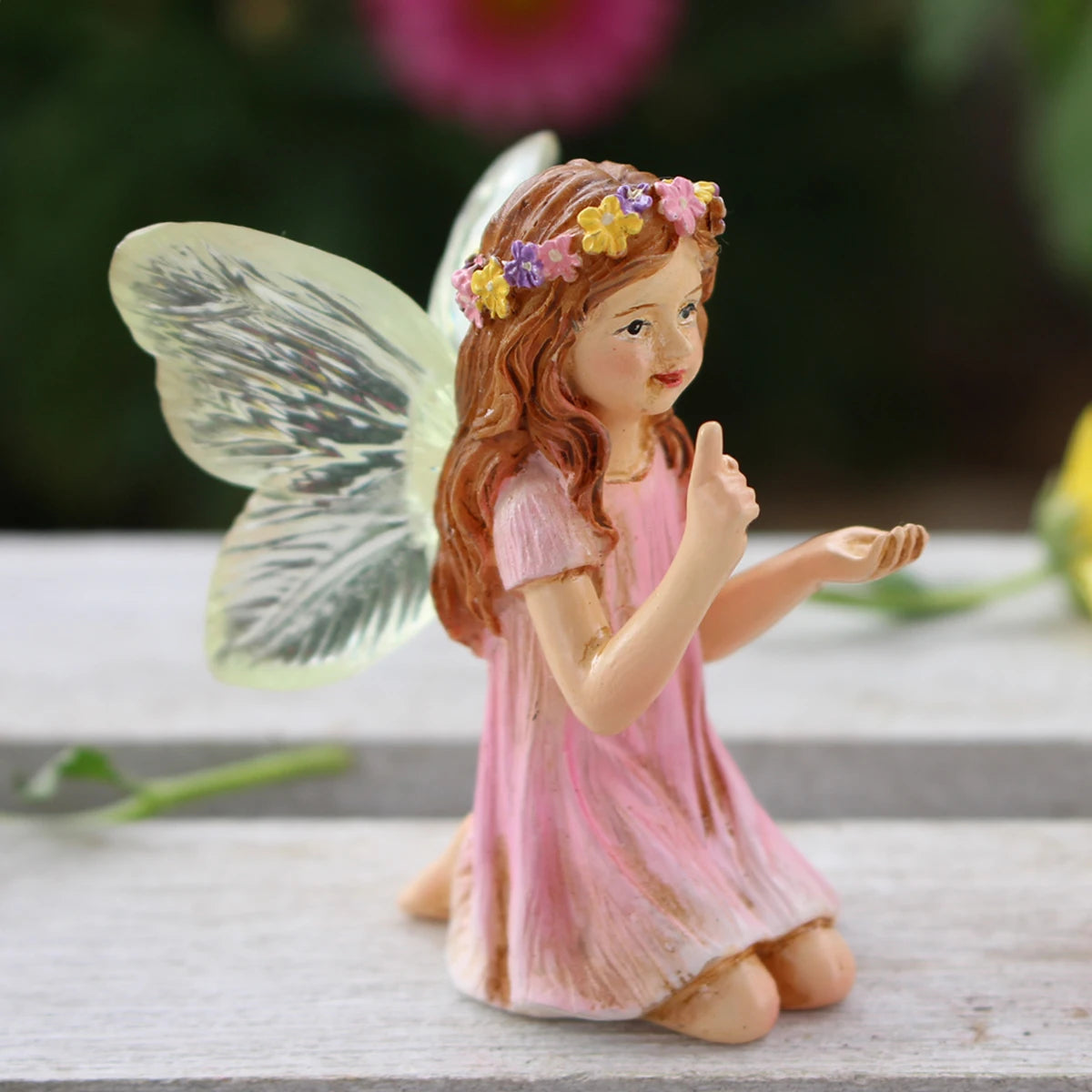 Enchanting Garden Fairies – Set of 2 Decorative Figurines