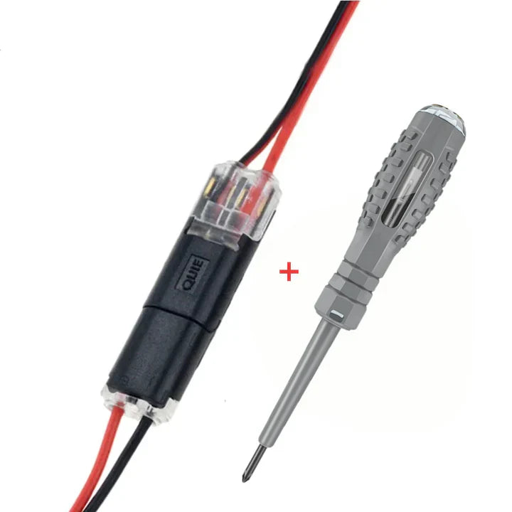 Schnellverbindungsstecker für Kabel – 50 Stück Set ohne Abisolieren