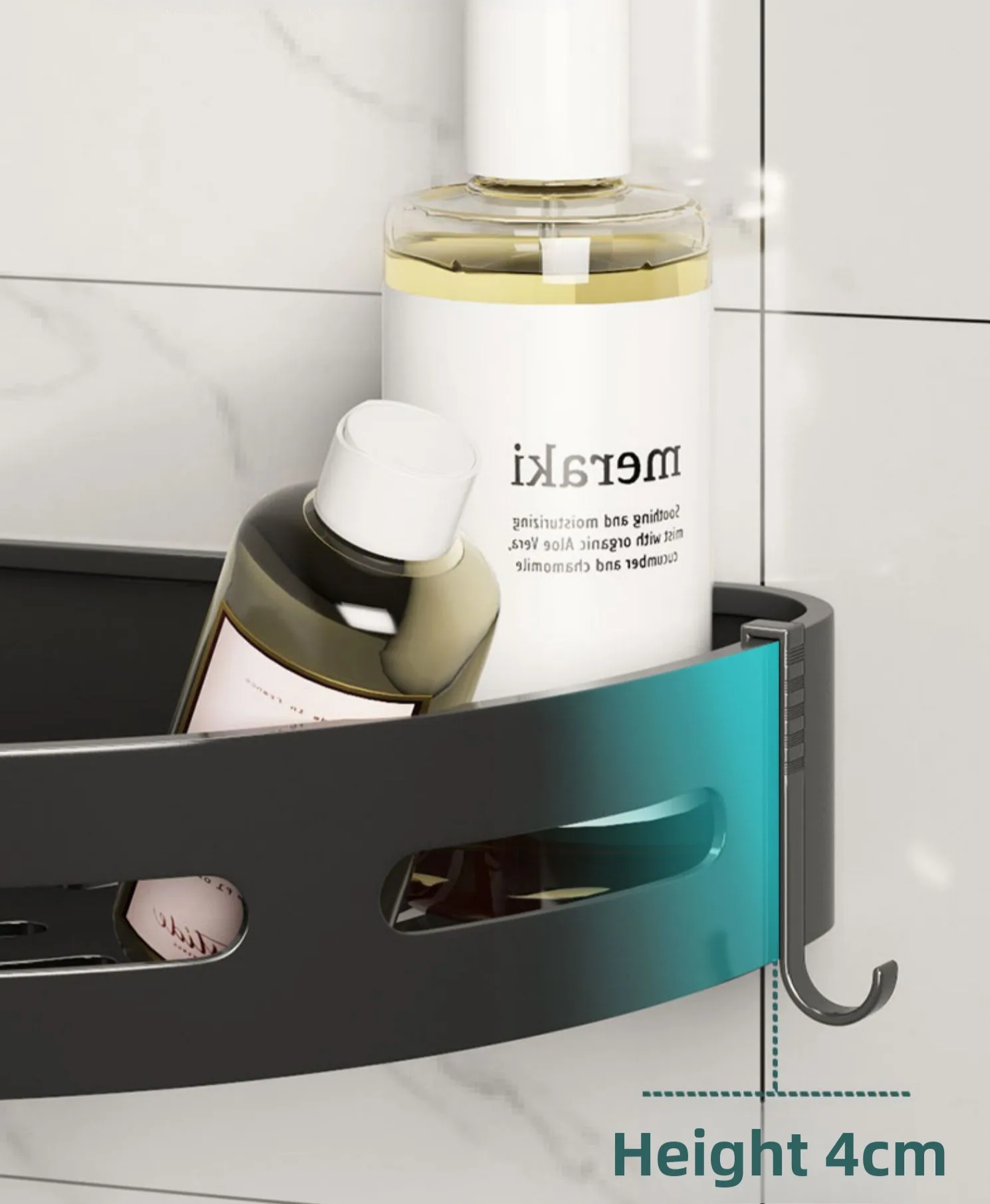 Kleberfreier Duschregal-Organizer – Robust, Wasserdicht & Flexibel