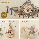 Cozy Storage Hammock for Toys | Space-Saving Decor Organizer