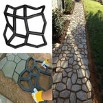 Gestalten Sie Ihre Gartenwege mit dem innovativen Beton-Schablonen-Set