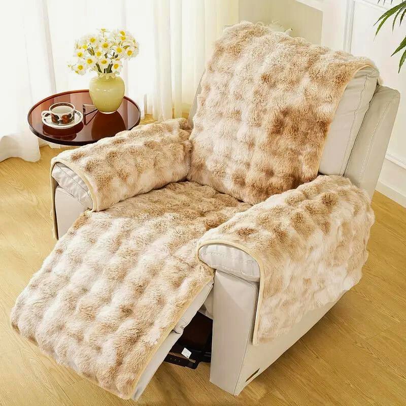 4-piece set for armchair and recliner protection – Soft, Non-slip, Pet-friendly & Washable