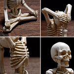 Vintage Halloween Figurine – Dekoratives Kunstwerk in Schwarz oder Weiß