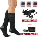 Rechargeable Heated Socks for Outdoor Enthusiasts