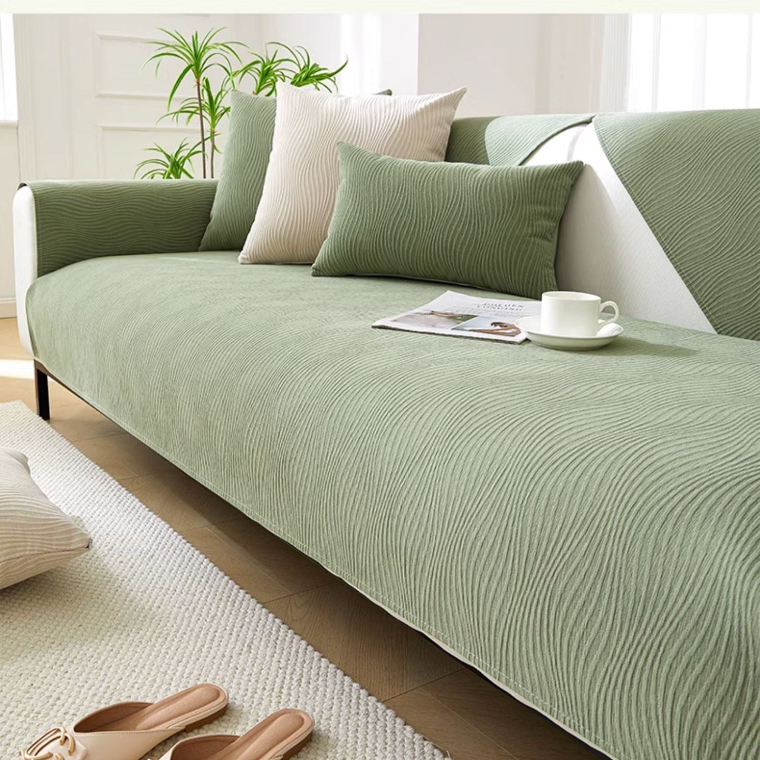 Stylish Chenille Sofa Covers for a Fresh Ambiance