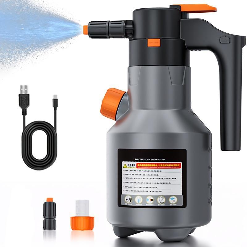 Elektrische Schaum-Sprühflasche | Effektiver Reinigungsschaum | Verstellbare Düse
