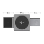 Vielseitige 3-in-1 Ladestation für Smartphone, Uhr und Kopfhörer