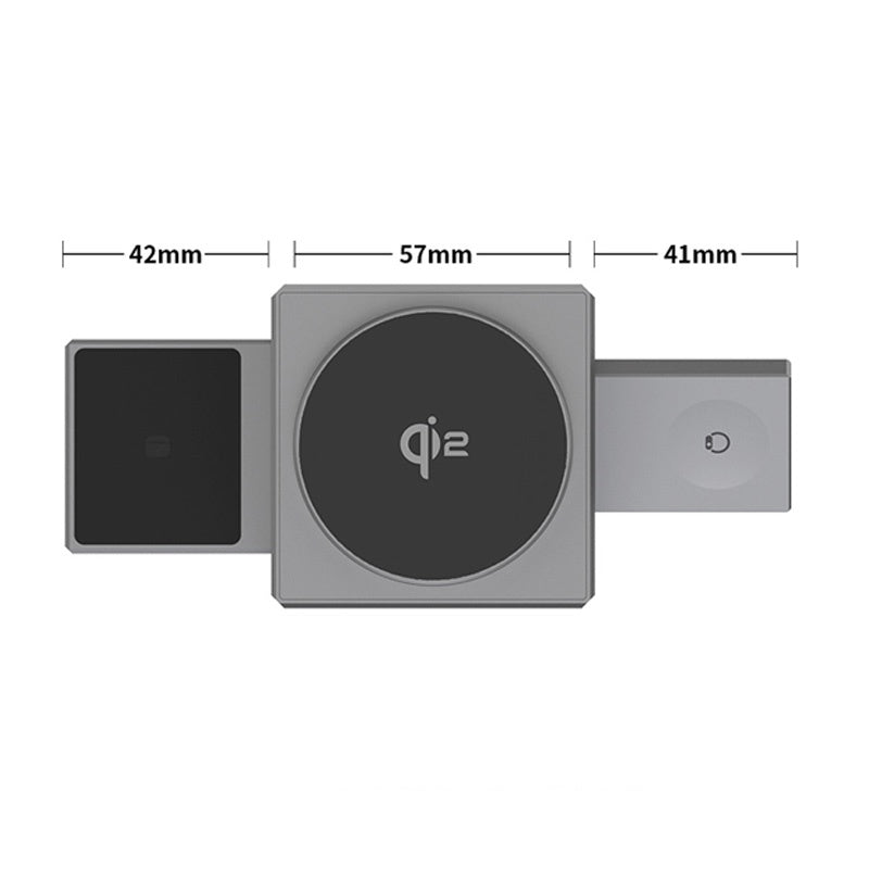 Vielseitige 3-in-1 Ladestation für Smartphone, Uhr und Kopfhörer