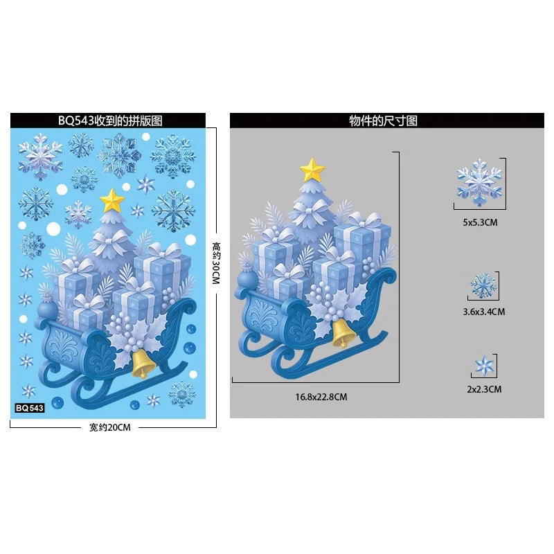 Winter Magic | Reusable Window Decoration for the Holidays