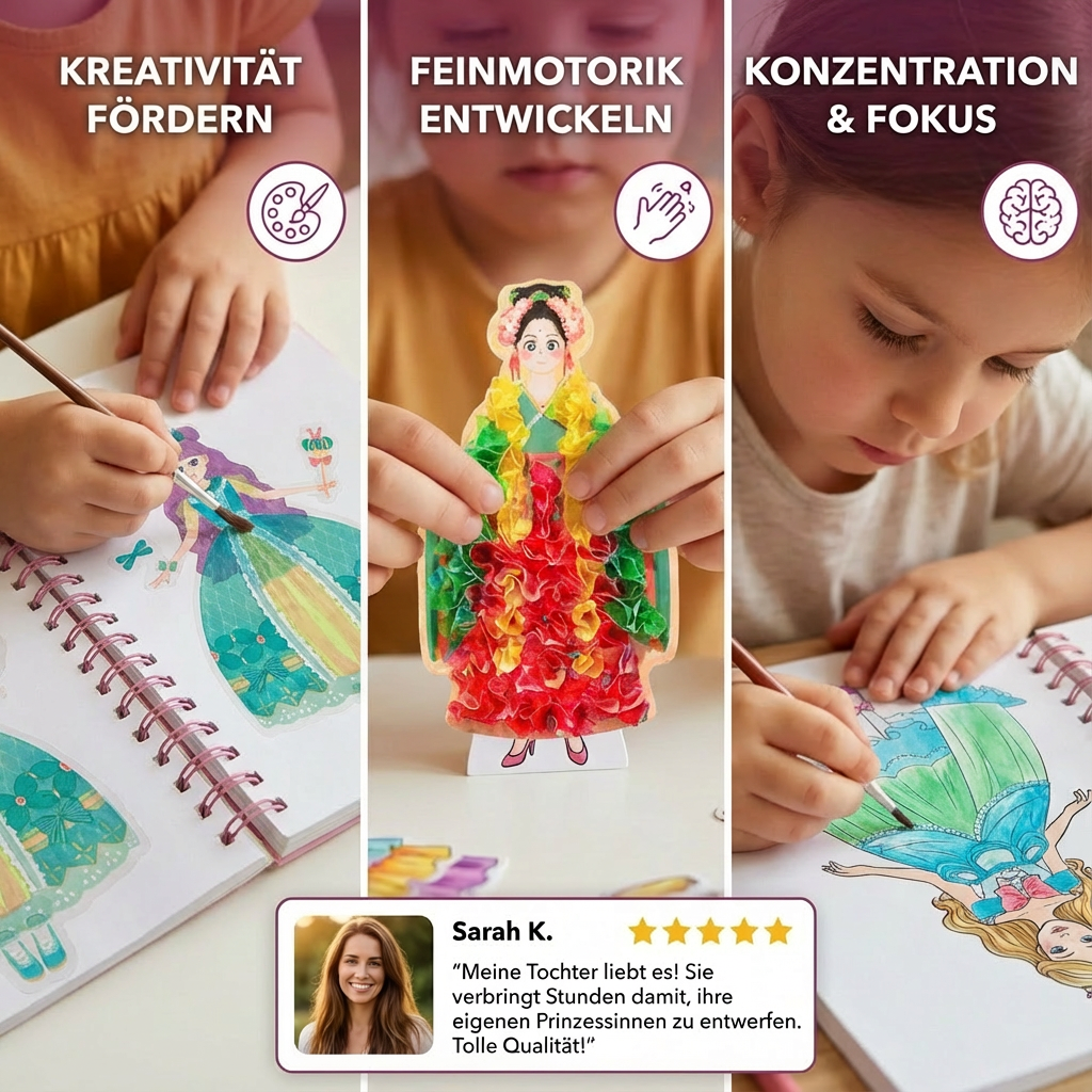 Mal- und Bastelbuch für Prinzessinnen