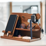 Stylish wooden organizer for your workspace
