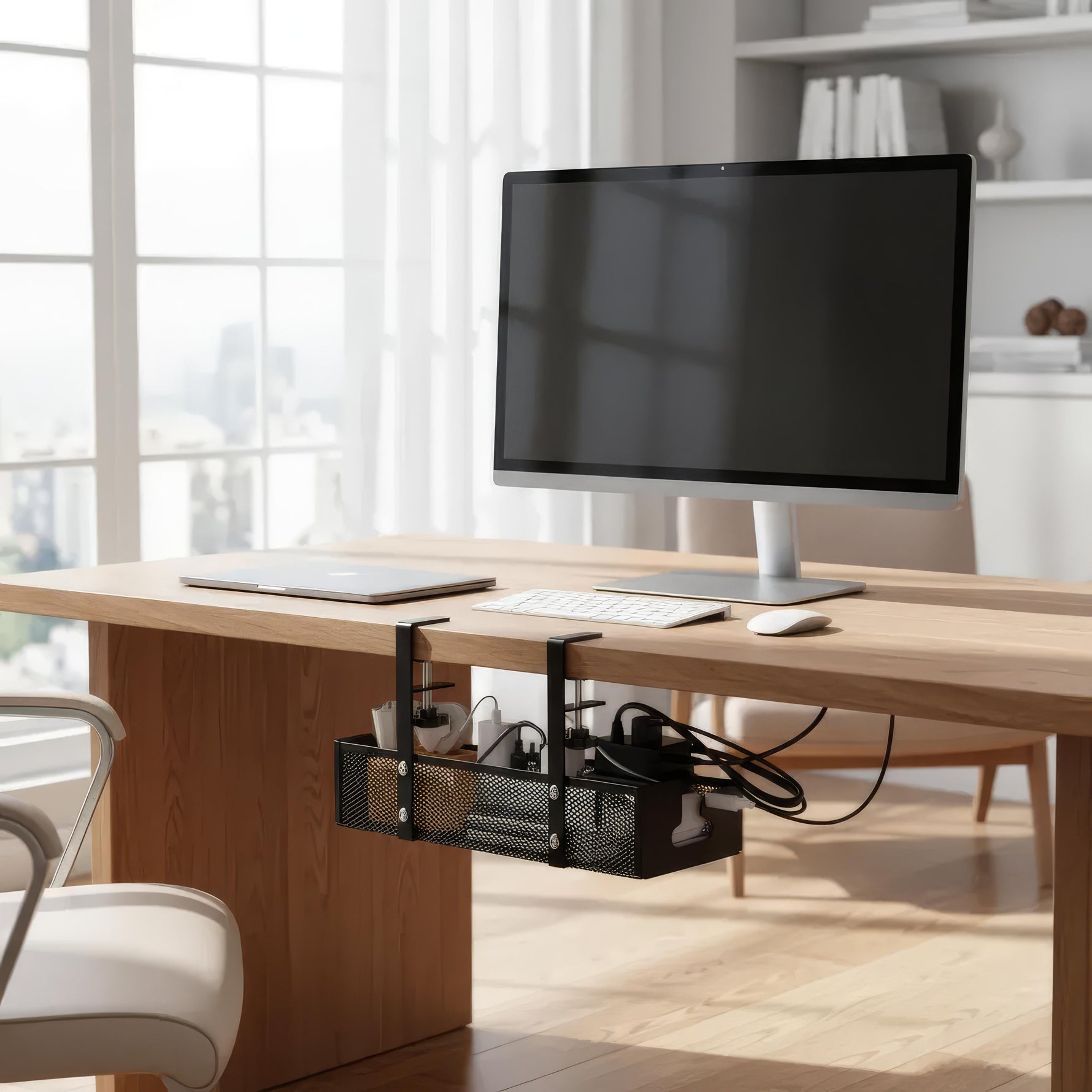 Cable Organization Without Drilling – Practical Under-Desk Solution