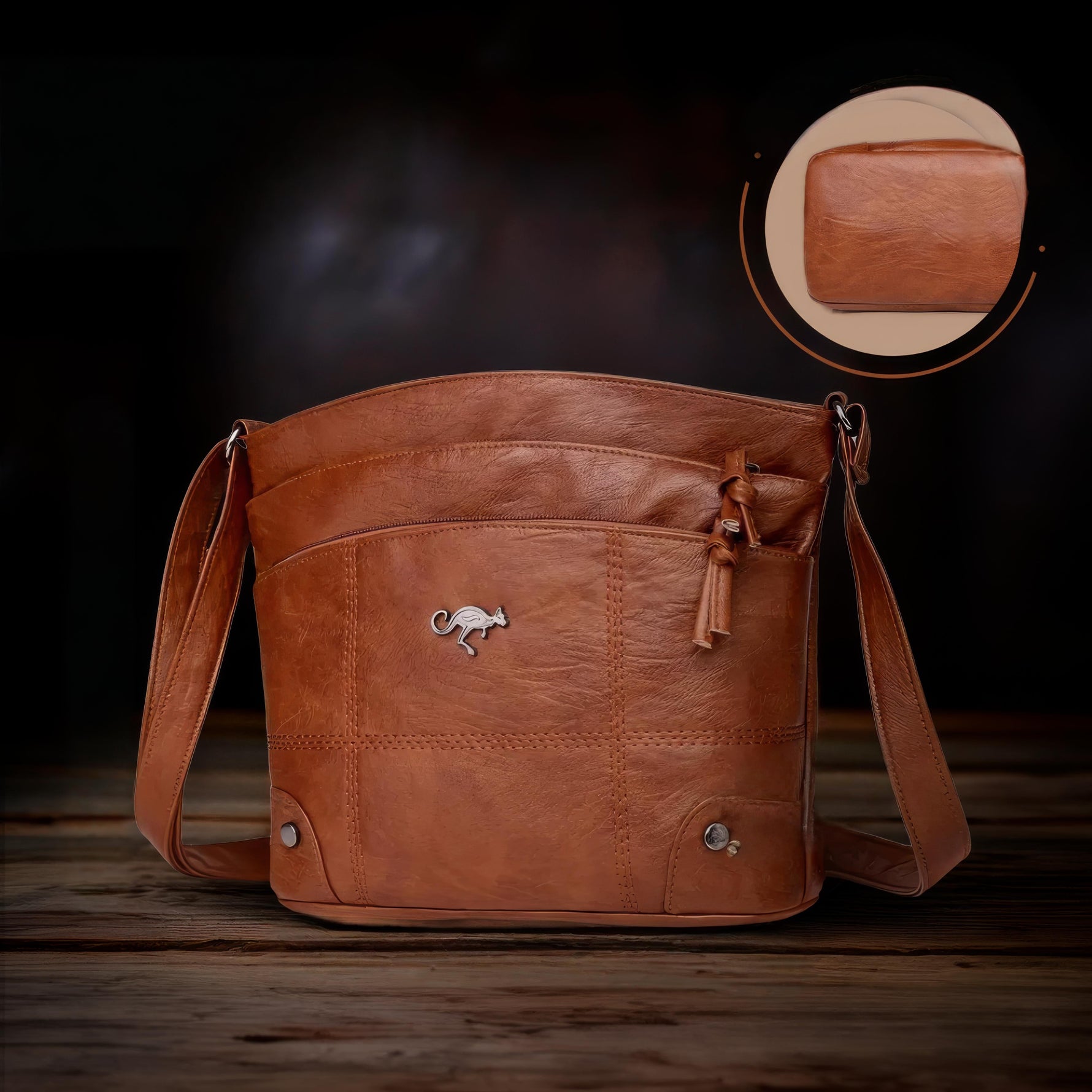 Elegante Damenhandtasche – Stilvolle Lederkreation