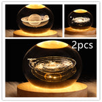 3D Kristalllicht mit LED für eine entspannte Atmosphäre