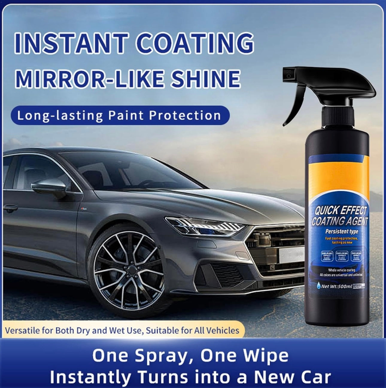 Nano-Schutzspray für Autos – 3-in-1 Pflege