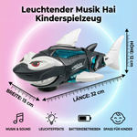 Musikspielzeug in Hai-Form für Kinder mit Lichtfunktion