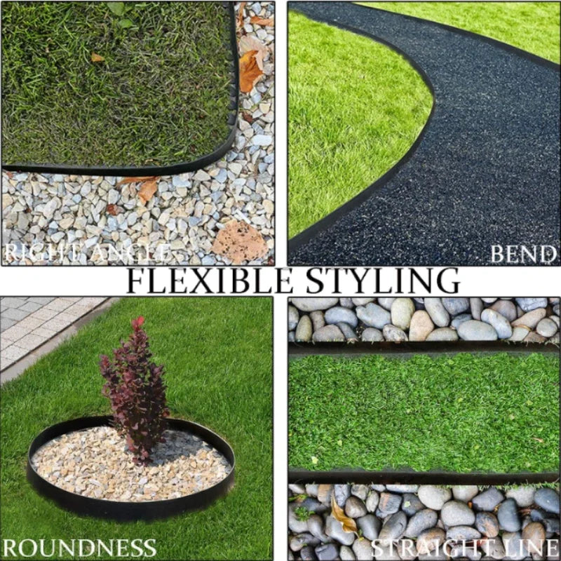 FlexiLawn Edge Border 5m/10m | 5 cm Height | With Posts