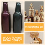 Wasserbasierte Metallicfarbe mit Pinsel – Elegante Glanzfinish