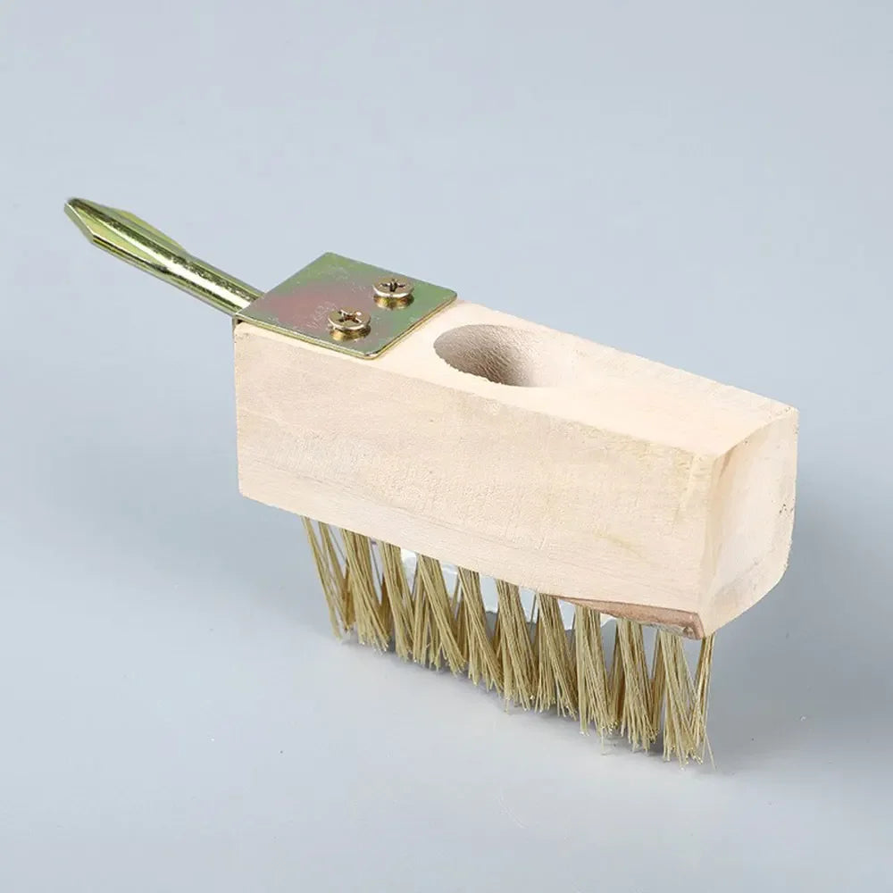 Moss and Weed Remover with Steel Bristles | 120 cm Handle