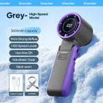 FrostWind Mini Fan | Customizable Cooling with 100 Settings | 3600 mAh Battery | Portable & Ice-Cooling